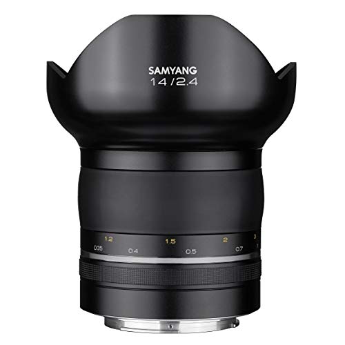 Samyang 8041 XP 14mm F2.4 Nikon F - manuelles Ultraweitwinkel Objektiv, 14 Festbrennweite für Vollformat & APS-C Kameras mit F Anschluss, ideal für Architektur und Nachtaufnahmen von SAMYANG