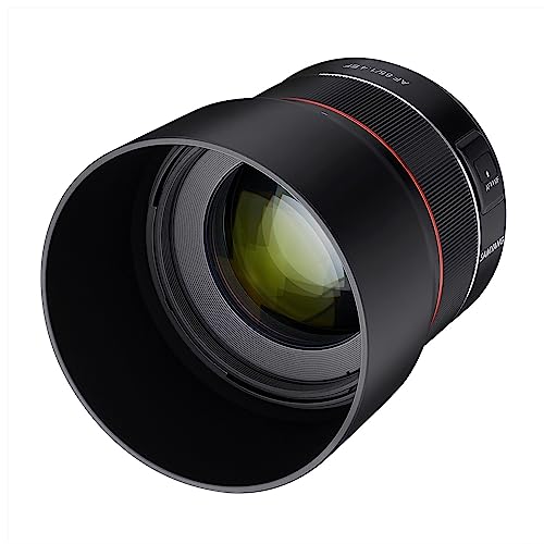 Samyang AF 85mm F1.4 EF für Canon EF I leichtes & kompaktes Tele-Objektiv für Portrait-Aufnahmen,mit schnellem DSLM Autofokus I Für Spiegelreflex Vollformat & APS-C Canon Kameras von SAMYANG