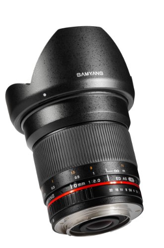 Samyang MF 16mm F2.0 APS-C für Sony E - professionelles Weitwinkel-Objektiv, 80° Bildwinkel, hochwertige Abbildungsqualität, manuelle Schärfe & Blende,13 mehrfach vergütete Linsen von SAMYANG