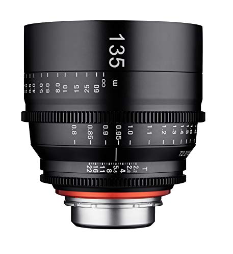 XEEN Cinema 135mm T2,2 PL Vollformat Objektiv MF Cine Video Lens für hohe Auflösungen mit Follow Focus Zahnkränze von SAMYANG