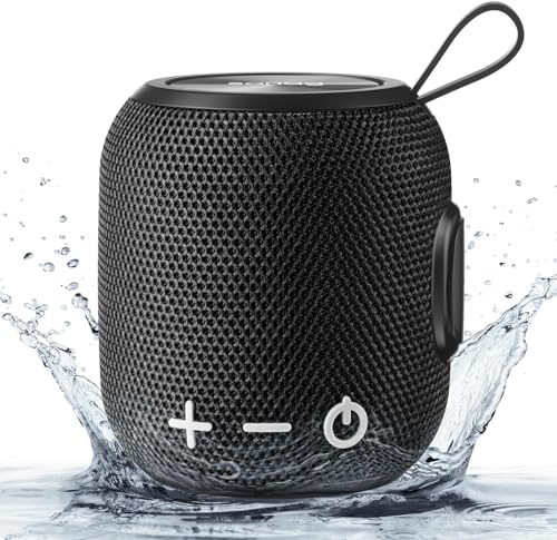 SANAG M7 Bluetooth-Lautsprecher, 10 W, tragbarer Bluetooth-Lautsprecher 5.0, Audio Stereo TWS 360 °, 24 Stunden Wiedergabe, IPX7 wasserdicht für Reisen, Outdoor, Zuhause und Partys von SANAG