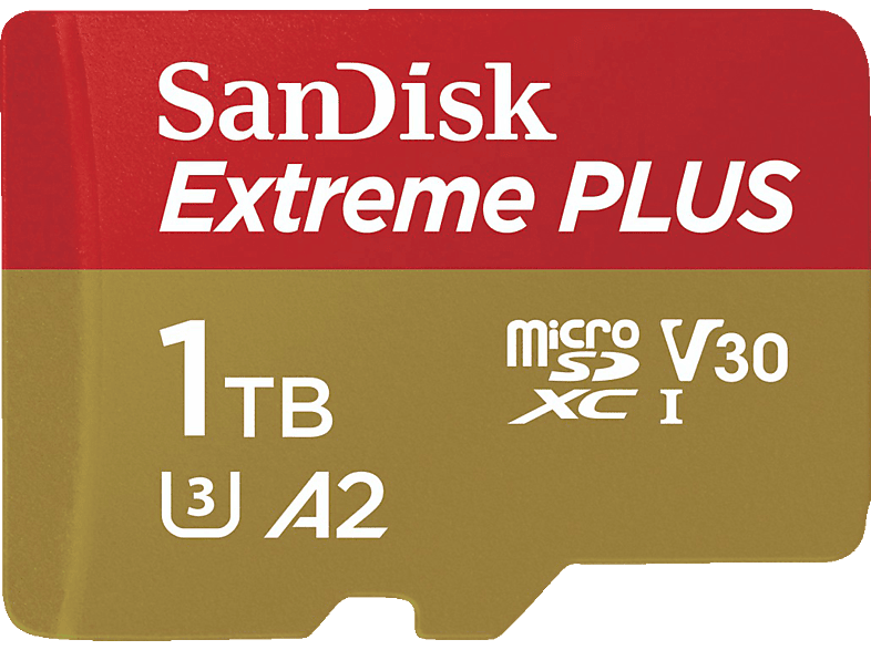 SANDISK Elite Extreme® PLUS UHS-I, Micro-SDXC Speicherkarte, 1 TB, 200 MB/s von SANDISK