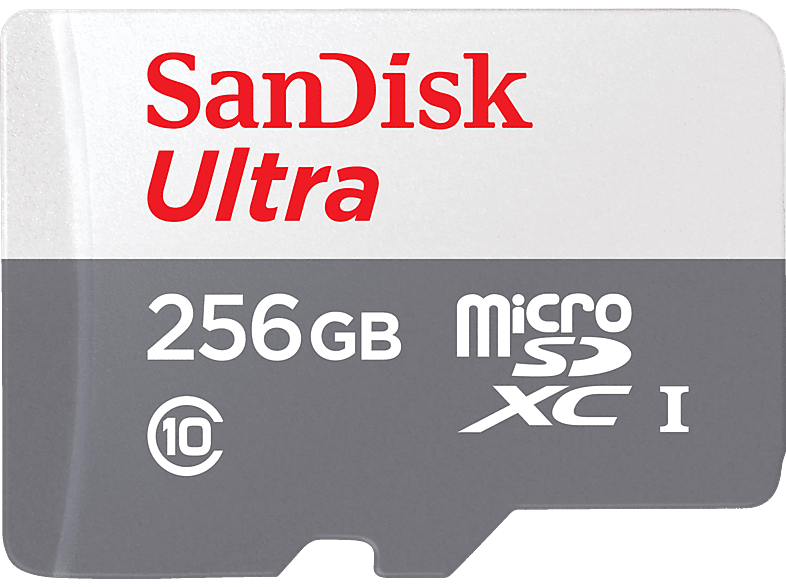 SANDISK Ultra UHS-I mit Adapter für Tablets, Micro-SDXC Speicherkarte, 256 GB, 120 MB/s von SANDISK