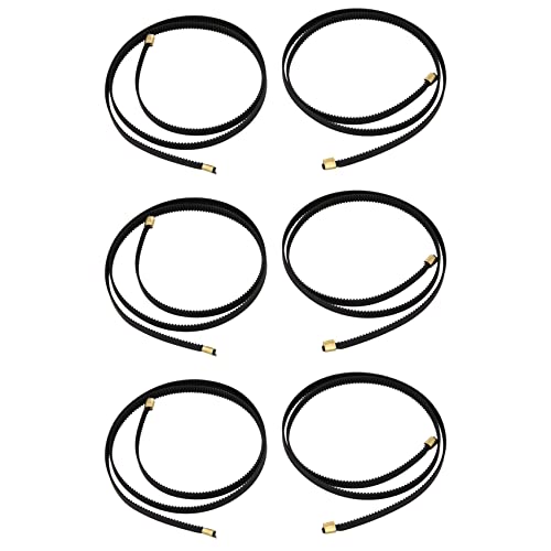 SAROAD 3X X + Y Achsen Synchron Riemen -6mm x 765mm + Y 720mm Zahnriemen Ende mit Geschlossener Schleife für Creatity 3 3D-Druckerteile von SAROAD