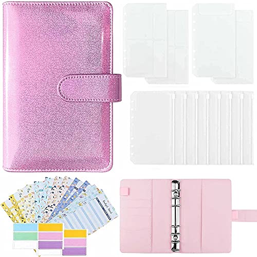 SAROAD A6 Binder Budget Envelopes System Budget Planner Organizer Budgetierung, Small Binder Budget Planner Cash Envelope Binder D. von SAROAD