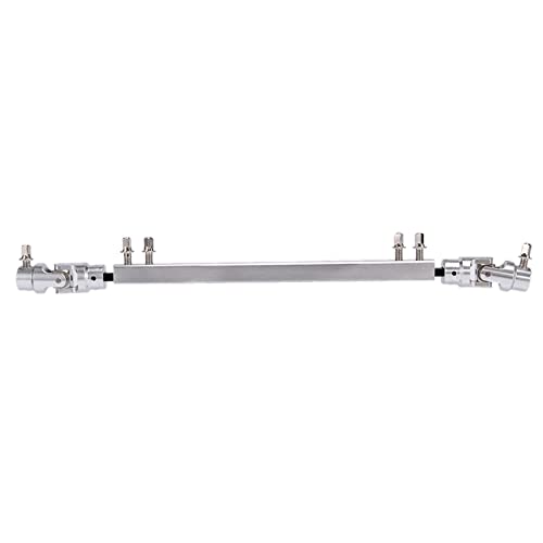 SAROAD Double Kick Drum Pedal Antriebswelle Pedalarm Linking Bar Drum Pleuel Silber von SAROAD