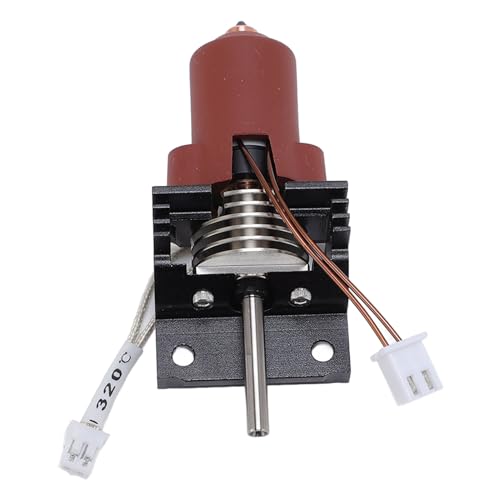 Alle Integrierten Metalldüsen -Hotend -Kits mit Hohem Fließendem Druck K1C, K1 Maximum und K1C unterstützt. 320 ℃, 600 Mm/s, 60 W Keramikheizring, PLA, ABS von SASKATE