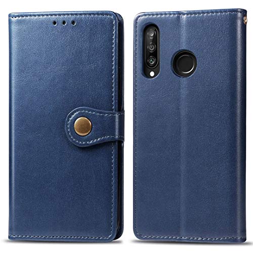 SATURCASE Huawei P30 Lite Hülle, Prämie PU Lederhülle Runder Magnetverschluss Brieftasche Kartenfächer Standfunktion Handschlaufe Handy Tasche Schutzhülle Handyhülle Hülle für Huawei P30 Lite (Blau) SATURCASE Huawei P30 Lite Hülle, Prämie PU Lederhülle Runder Magnetverschluss Brieftasche Kartenfächer Standfunktion Handschlaufe Handy Tasche Schutzhülle Handyhülle Hülle für Huawei P30 Lite (Blau) von SATURCASE