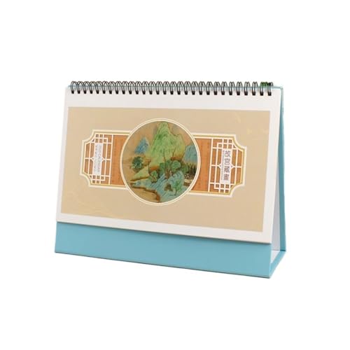 Chinesischer Mondkalender, Jahr der Schlange, modischer Kunst-Schreibtischkalender, Monatskalender, Planer, Ornament-Kalender, Geschenk(C) von SBJKLYRN