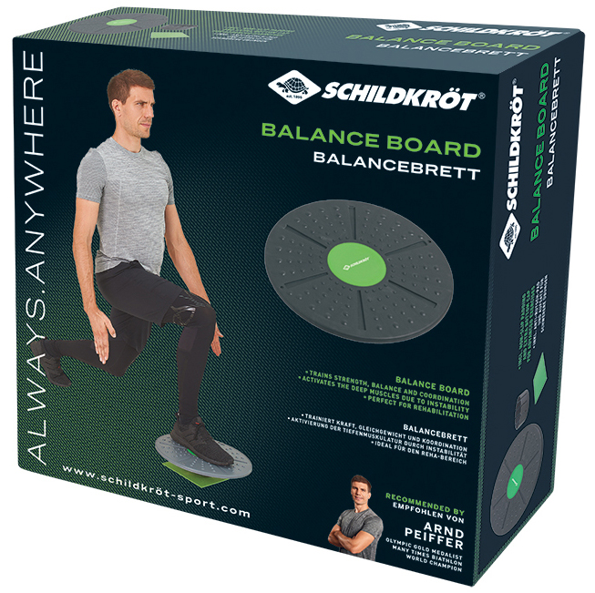 SCHILDKRÖT Balance-Board / Fitnesskreisel, grün/anthrazit von SCHILDKRÖT