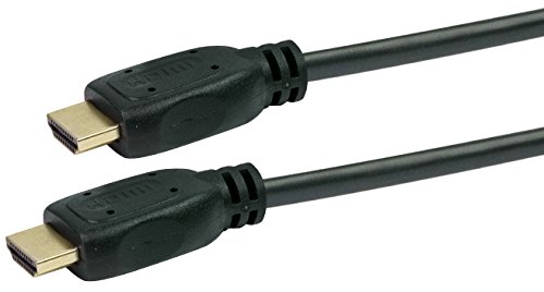 Schwaiger HDMI0300043 Full HD HDMI-Kabel (HDMI Standard 1.3 (bis 340MHz/10,2Gbps, bis zu 1080p), HDCP kompatibel) 3 m von SCHWAIGER