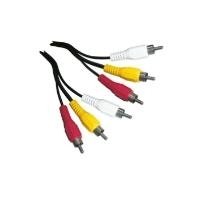 Schwaiger cik5015 533 – 3 x RCA Composite-Videokabel, 3 x RCA, männlich, männlich, schwarz von SCHWAIGER