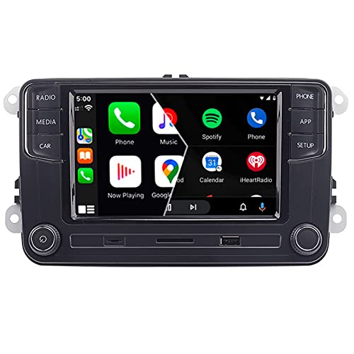 SCUMAXCON Autoradio 6,5 Zoll RCD360 330 Carplay & Android Auto Bluetooth RVC FM/AM SD USB Touchscreen für VW 2015+ Autos Polo 6C MQB Stecker von SCUMAXCON