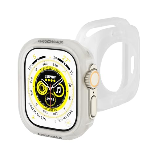 SDOCEBF Robuste Schutzhülle für Apple Watch Ultra 2 / Apple Watch Ultra Ultra Hülle, langlebige TPU-Hülle für Apple Watch Ultra 49 mm, vollständige Abdeckung, stoßfest, iWatch-Stoßdämpfer-Abdeckung von SDOCEBF