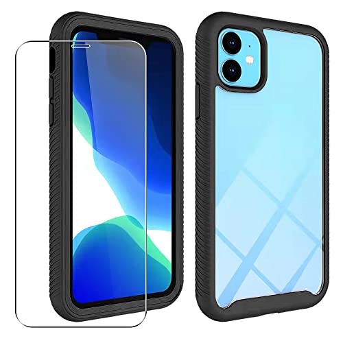 SDTEK Hülle Kompatibel mit iPhone 11, 360 Grad Schutzfolie Schutzglas Handyhülle Schutzhülle Case Cover von SDTEK