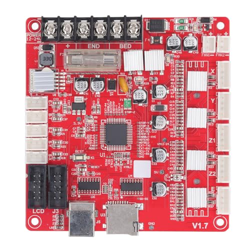 3D-Drucker-Motherboard 3D-Drucker-Controllerplatine Integriertes Drucker-Hauptplatinenmodul mit USB-Schnittstelle für Anet A8 PLUS 12V-24V von SEAFRONT