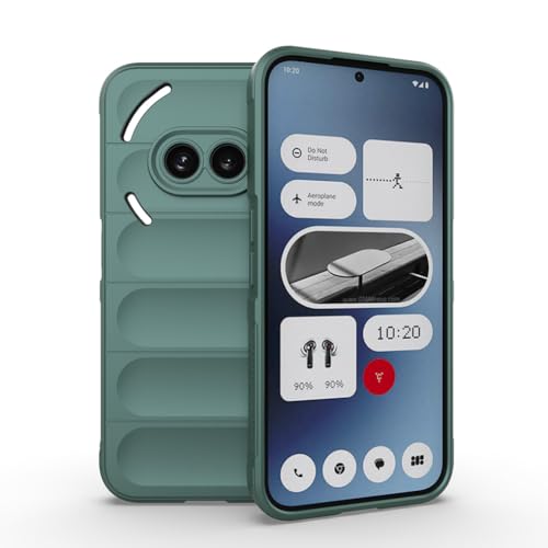 SEAHAI Hülle für Nothing Phone (2a)/Nothing Phone (2a) Plus, [Fallschutz, rutschfest Airbag-Design] Robust-Case Stylische Schutzhülle, TPU Bumper + Weiches Silikon Stoßfest Handyhülle - Grün von SEAHAI