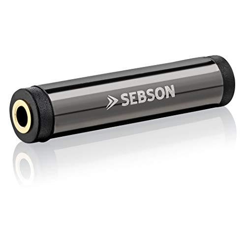 SEBSON Klinken Kupplung 3,5mm Stereo, weiblich/weiblich, AUX Verbinder/Adapter Buchse für Audio Kabel von SEBSON