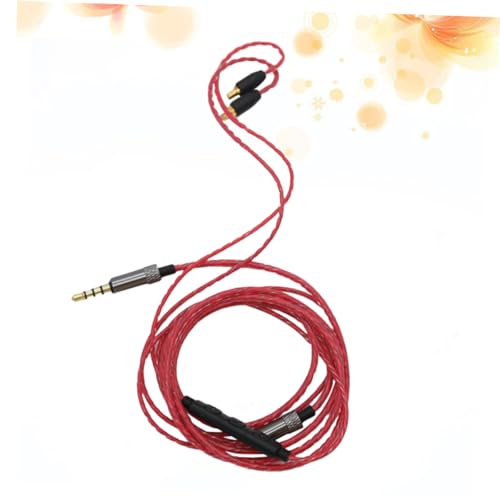 SECFOU Upgrade Kabel Für Kopfhörer Mit Steuerung Hochwertiges Rotes A2DC Kabel Für CKS1100 E40 E50 E70 LS200 LS300 CKR90 CKR100 LS50 LS70 Reines Earphone Line von SECFOU