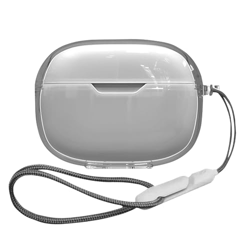 SEIAIYG Hülle für JBL Wave Beam, TPU Silikon Schutzhülle mit Handschlaufe, Staubdicht, Anti-Kratzer, Kopfhörer Case für JBL Wave Beam (Transparent) von SEIAIYG