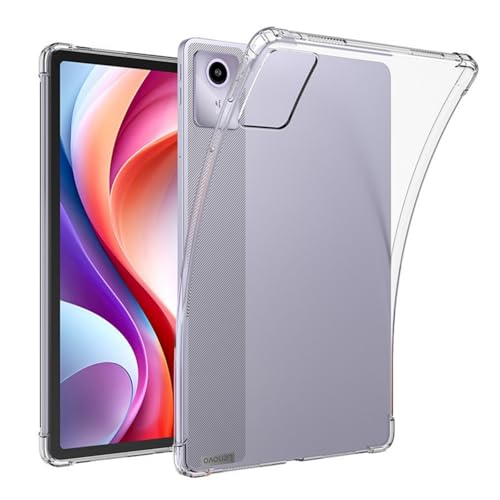 SEIAIYG Hülle für Lenovo Tab Plus, Transparentes Silikon Schutzhülle, Stoßfest, Kratzfest für Lenovo Tab Plus 11.5 Zoll 2024 TB351FU Tablet, Transparent von SEIAIYG