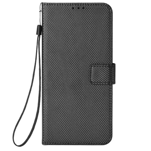 SEIAIYG Hülle für Samsung Galaxy A16, PU Leder Klapphülle Wallet Schutzhülle mit Standfunktion, Stoßfeste Handyhülle für Samsung Galaxy A16 (Schwarz) von SEIAIYG