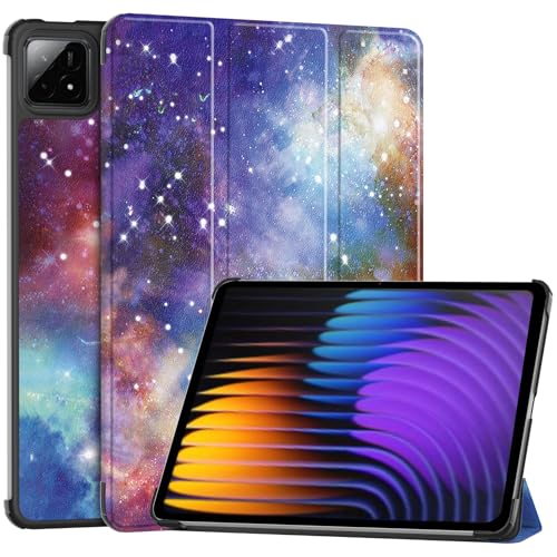 SEIAIYG Hülle für Xiaomi Pad 7 Pro/Pad 7, Hochwertiges Ultra Schlank PU Leder Schutzhülle mit Standfunction für Xiaomi Pad 7 Pro/Pad 7 Tablet 2024 (Galaxie) von SEIAIYG