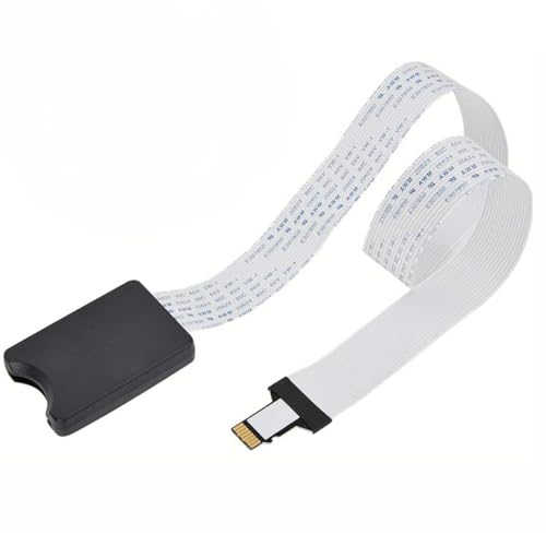 SEIWEI 25 cm Micro SD auf SD Karte Verlängerungskabel Adapter Flexible Cord Extender Konverter Geeignet für SanDisk/Arduino/GPS/DVD/DVR/LED Bildschirm von SEIWEI