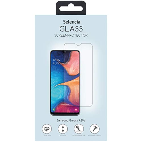 SELENCIA kompatibel mit Samsung Galaxy A20e Screenprotector – Schutzfolie aus gehärtetem 9H Glas – Displayschutz folie [Ultradrünn, Kristallklar & Kratzfest] von SELENCIA