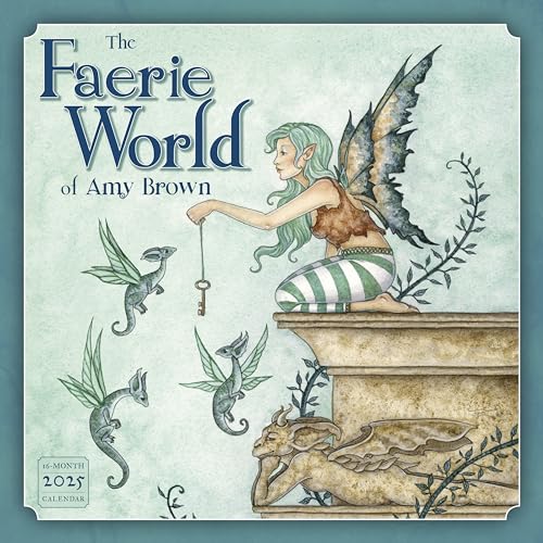 Faerie World of Amy Brown Wandkalender 2025, 30,5 x 30,5 cm von SELLERS PUBLISHING, INC.