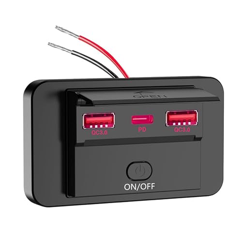 12V/24V Heavy Duty 3 Port USB Fahrzeug Ladeadapter Schnellladung für Auto Wohnmobil LKW Effizientes Netzteil von SELiLe