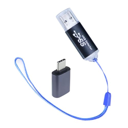 Schneller USB-3.0-Schnittstellen-Tester für USB-HUB/TypeC-Dockingstation, einfache Erkennung, USB 3.1-Test, Temperaturmessung von SELiLe