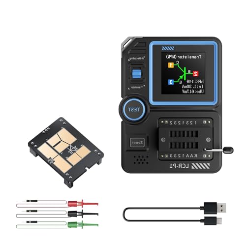 USB wiederaufladbarer Transistor-Tester, Induktivitätsmessgerät, Multifunktionsmesser mit Farbanzeige, Multimeter von SELiLe