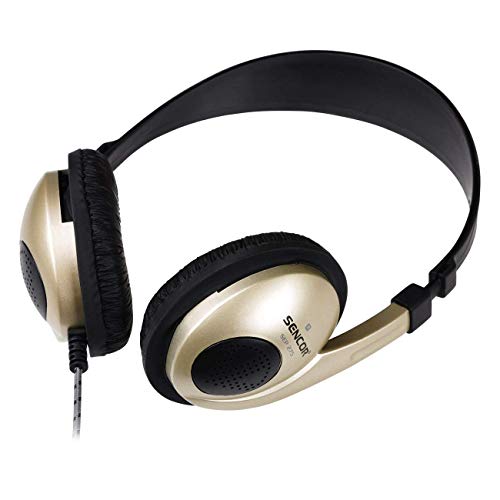 SENCOR SEP 275GD Geschlossene Stereo-Kopfhörer, Gold von SENCOR