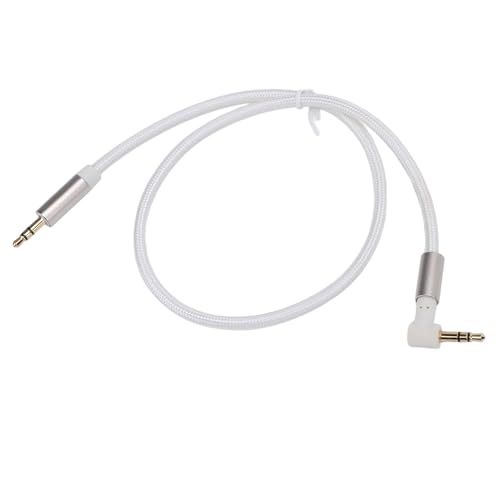 Audio Verlängerungskabel, 3,5 mm Stecker Stecker Verlängerungs Soundkabel mit Rechtwinkligem 90 Grad Stecker, Stereo Sound Verlängerungskabel für Kopfhörer Tablet Lautsprecher (1M) von SENECESLI