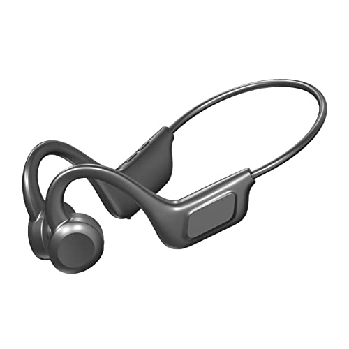 SENECESLI Knochenleitungskopfhörer, Bluetooth Kopfhörer mit Offenem Ohr, Sport Workout Kopfhörer, Kabellose Clip Kopfhörer Zum Freisprechen für Laufen, Fitnessstudio, Wandern, Radfahren von SENECESLI