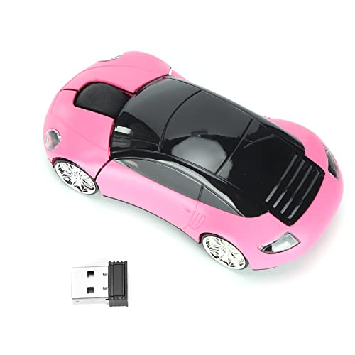 SENECESLI Wireless Maus, 2,4 G Maus mit USB-Empfänger, Tragbare Computermaus für PC, Tablet, Laptop, Spiele, Büro, 800-1200-1600DPI (Rose) von SENECESLI