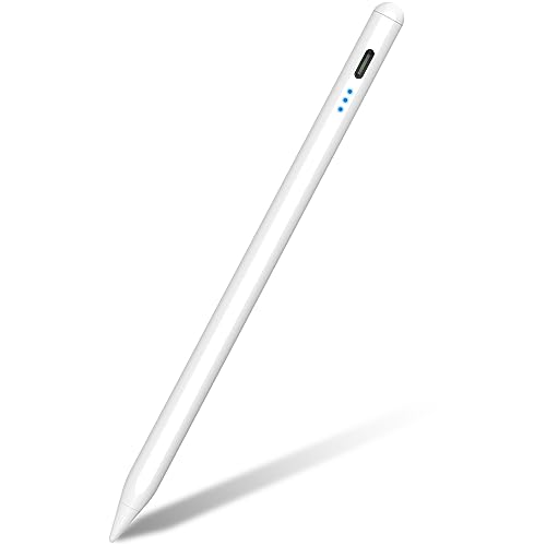 SENKUTA Stylus Stift für iPad 9th&10th Generation, 10 Minuten Schnellladung Pencil für iPad mit Palm-Ablehnung, Neigung und Magnetische Stylus Pen für iPad Air/Mini/Pro 12,9"& 11" 2018-2023 von SENKUTA