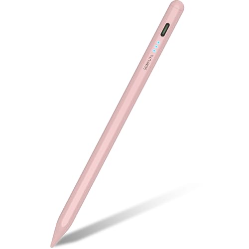 SENKUTA Stylus Stift für iPad 9th&10th Generation, 10 Minuten Schnellladung Pencil für iPad mit Palm-Ablehnung, Neigung und Magnetische Stylus Pen für iPad Air/Mini/Pro 12,9"& 11" 2018-2023 von SENKUTA