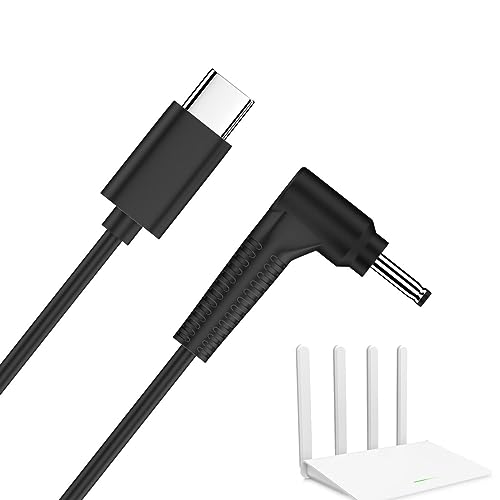 USB Triggerkabel, 20 cm langes Kabel für MacBok USB C auf DC DC Ladekabel Verlängerung USB Typ C Stromkabel 4,92 Fuß Typ C auf DC Kabel für Router, Light Cat, Lüfter von SENZZ