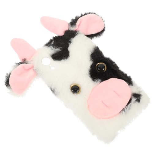 SEWACC 1 Stück Plüsch Handykoffer handgemacht handsfull stoßschutz Stoßfest hässliche Handyhüllen Fall Kuh Plüsch-Etui Flauschiges Tier pelziges Fell lustig, flauschig Kawaii-Tier Black SEWACC 1 Stück Plüsch Handykoffer handgemacht handsfull stoßschutz Stoßfest hässliche Handyhüllen Fall Kuh Plüsch-Etui Flauschiges Tier pelziges Fell lustig, flauschig Kawaii-Tier Black von SEWACC