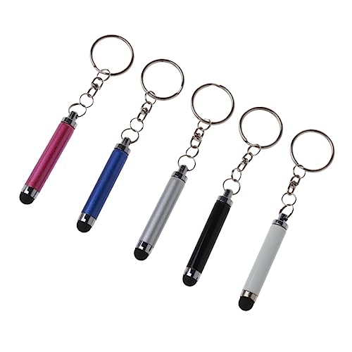 SEWACC 5 Stück Touchscreen-Stift schreibkladde Tablet Pen Stift mit Schlüsselanhänger Stylus pens touchpen Stift für Tablet feiner TIPP Stift Schlüsselanhänger-Stift Eingabestift Plastik SEWACC 5 Stück Touchscreen-Stift schreibkladde Tablet Pen Stift mit Schlüsselanhänger Stylus pens touchpen Stift für Tablet feiner TIPP Stift Schlüsselanhänger-Stift Eingabestift Plastik von SEWACC
