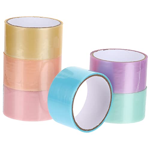 SEWACC 6 Rollen Klebeband Aus Papier Zum Herstellen Von Farbigem Für Erwachsene Hände Sensorisches Klebeband Für Klebeband Zum Rollen Kinderspielzeug Klebeband SEWACC 6 Rollen Klebeband Aus Papier Zum Herstellen Von Farbigem Für Erwachsene Hände Sensorisches Klebeband Für Klebeband Zum Rollen Kinderspielzeug Klebeband von SEWACC