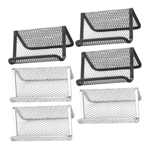 SEWACC 6 Stück Visitenkartenhalter Aus Metall Handyhalter Ständerhalter Namenskartenhalter Für Den Schreibtisch Namenskarten Organizer Halter Netz Visitenkartenhalter Schreibtisch SEWACC 6 Stück Visitenkartenhalter Aus Metall Handyhalter Ständerhalter Namenskartenhalter Für Den Schreibtisch Namenskarten Organizer Halter Netz Visitenkartenhalter Schreibtisch von SEWACC