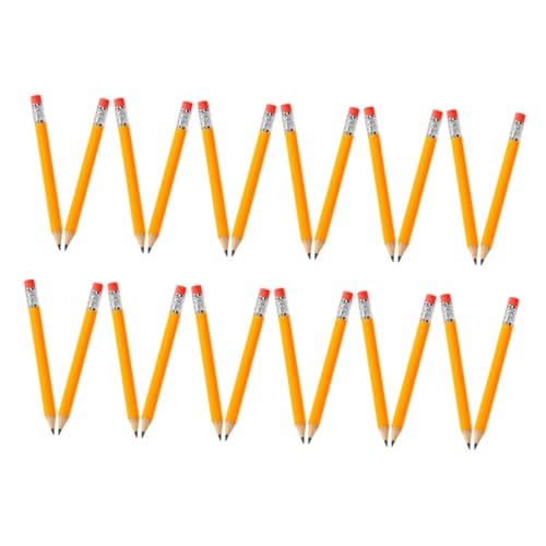 SEWACC 72st Golfbleistift Golf Bleistifte Golfstift Bleistifte Schreiben Kleine Stifte Mini Bleistift Kurzer Bleistift Mini-bleistifte Kleine Kurze Bleistifte Holz Yellow von SEWACC