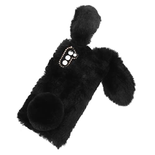 SEWACC Handyhülle überwintern kuschelig Cellphone ja handystik Karikatur Hallo Schutz Lustige Telefonhüllen Kaninchen Cartoon-Telefon Flauschiger Plüsch Plüsch-Etui Cartoon-Fall Black SEWACC Handyhülle überwintern kuschelig Cellphone ja handystik Karikatur Hallo Schutz Lustige Telefonhüllen Kaninchen Cartoon-Telefon Flauschiger Plüsch Plüsch-Etui Cartoon-Fall Black von SEWACC