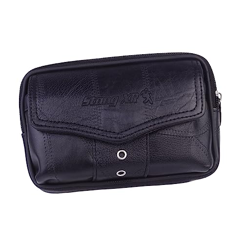 SEWACC Handytasche Gürtel Halter Tragetasche Riementasche Mobile Groß Mann Männer Schulter Mode Tasche Für Handy Mobiltelefontasche Handy Geldbörse Echtes Leder Black SEWACC Handytasche Gürtel Halter Tragetasche Riementasche Mobile Groß Mann Männer Schulter Mode Tasche Für Handy Mobiltelefontasche Handy Geldbörse Echtes Leder Black von SEWACC