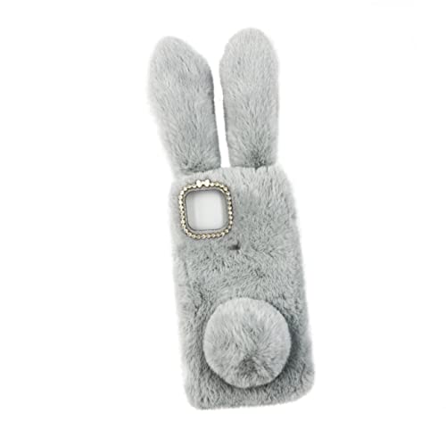 SEWACC Weiche Mobiltelefonhülle Gehäuse Plüsch-Hasenohren Flauschige Hülle Flauschiges Häschen Kaninchenohren Pelzige Hasen Telefonhülle Süßer Hase Süße Hasen -telefonhülle Light Grey SEWACC Weiche Mobiltelefonhülle Gehäuse Plüsch-Hasenohren Flauschige Hülle Flauschiges Häschen Kaninchenohren Pelzige Hasen Telefonhülle Süßer Hase Süße Hasen -telefonhülle Light Grey von SEWACC