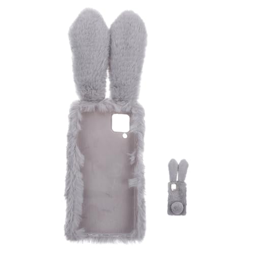 SEWACC Weiche Mobiltelefonhülle Hase Schützend Schutz Cartoon-telefonschale Fall Häschen Telefon Hülse Plüsch-Fell-handyhülle Dekorative Handyhülle Handy Abdeckung Light Grey SEWACC Weiche Mobiltelefonhülle Hase Schützend Schutz Cartoon-telefonschale Fall Häschen Telefon Hülse Plüsch-Fell-handyhülle Dekorative Handyhülle Handy Abdeckung Light Grey von SEWACC