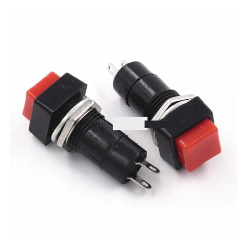 10PCS Reset Switch PBS-12B OFF-(ON) Normally open no locked 250VAC 1A Push Button von SFNGXXAG